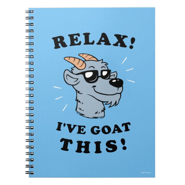 Relax! I've Goat This Notebook (Front)