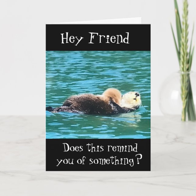 **RELAX LIKE HIM ON BIRTHDAY FRIEND** CARD (Front)