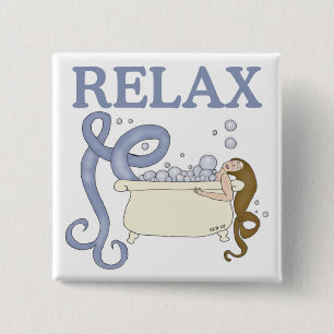 Relax Mermaid Button