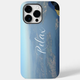 Relax Mountain Lake Paradise Landscape Case-Mate iPhone 14 Pro Max Case