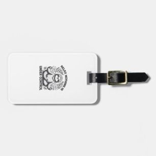 Relax Nothing is Under Control Funny Cute Sloth Yo Luggage Tag