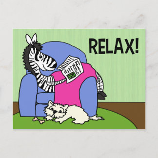 Relax! Postcard