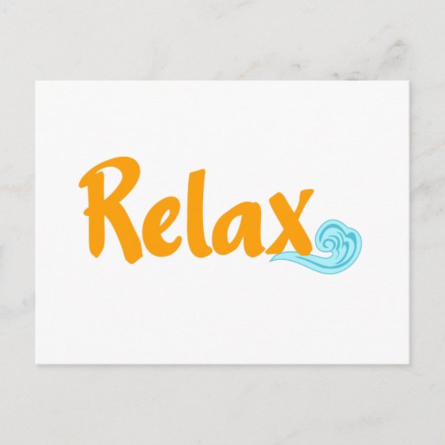 Relax      postcard (Front)