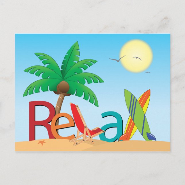 Relax Postcard (Front)
