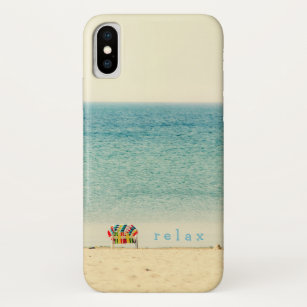 Relax Sandy Beach Chair Lake Ontario Case-Mate iPhone Case