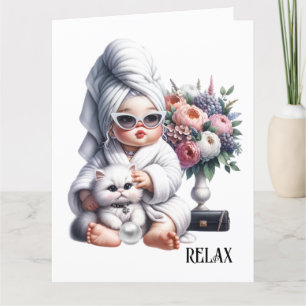 RELAX - See Back -  Card