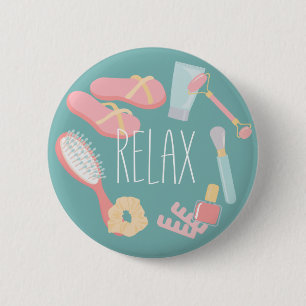 Relax Spa things round Classic 6 Cm Round Badge