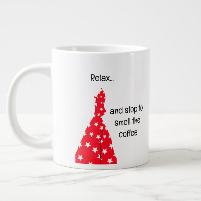 Relax Stop to Smell the Coffee Mug (Left)