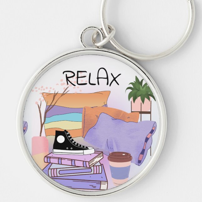 RELAX , TEEN ROOM KEY RING (Front)