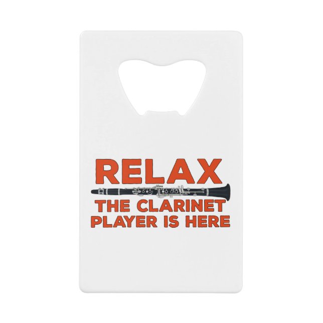 Relax The Clarinet Player is Here (Front)