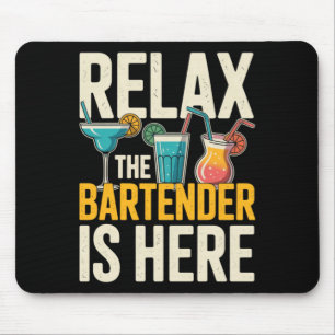 Relax The Cool Kidender Is Here Funny Cool Mouse Pad