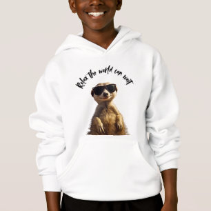 Relax – The World Can Wait   Cool Meerkat with Sun
