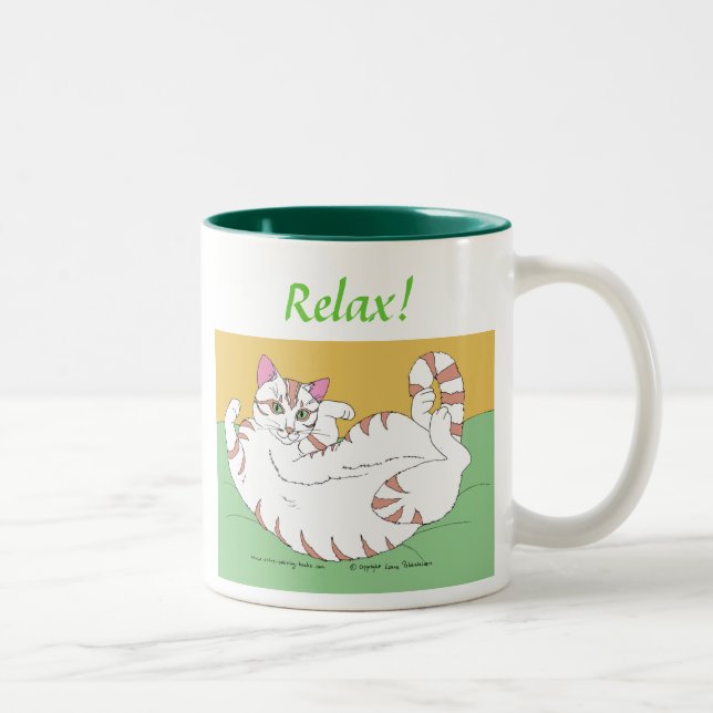 Relax! Two-Tone Coffee Mug (Right)