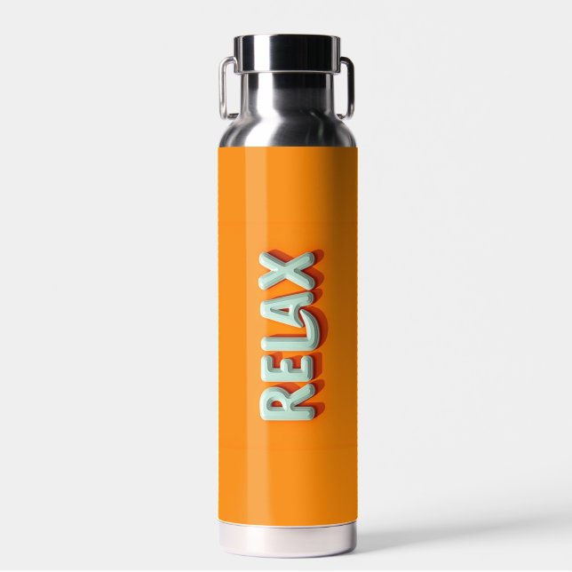 RELAX" WATER BOTTLE (Front)