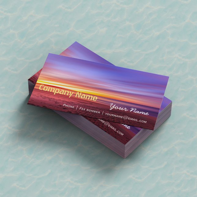 Relaxation Beach Elegant Spa Travel vacation Business Card (Creator Uploaded)
