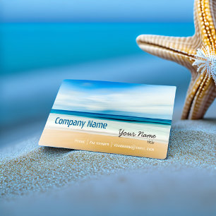 Relaxation Beach Elegant Spa Travel vacation Business Card