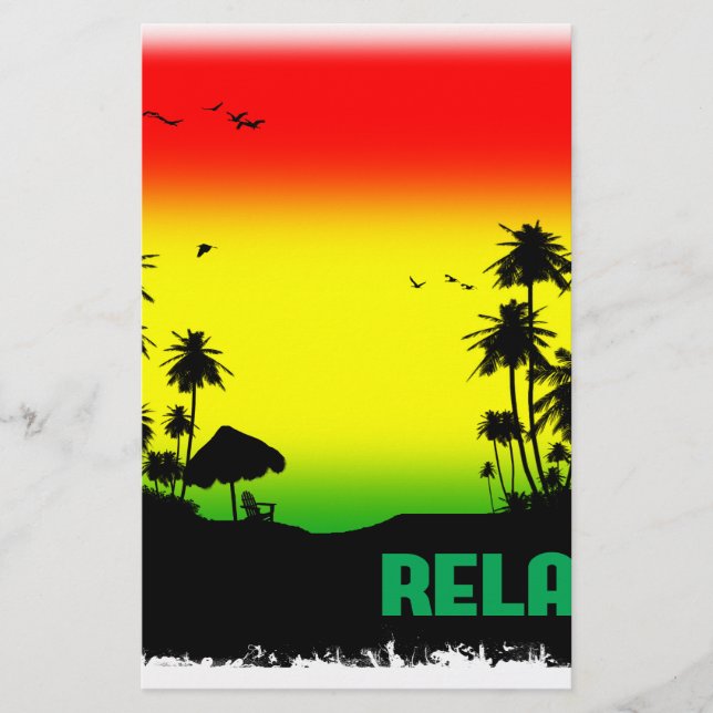 relaxation rasta stationery (Front)