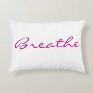 Relaxation & Self Care Pillow. Decorative Cushion