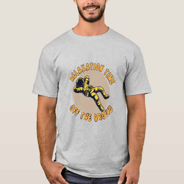 Relaxation Time – Astronaut T-Shirt (Front)