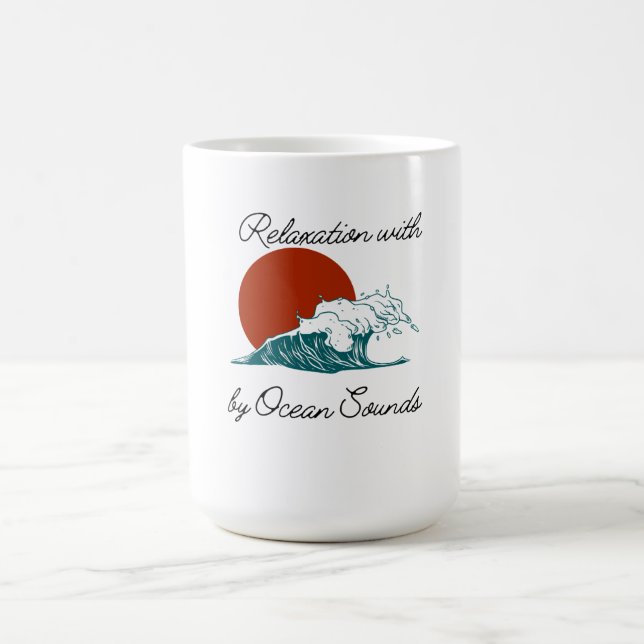 Relaxation with Ocean Sounds  Coffee Mug (Center)
