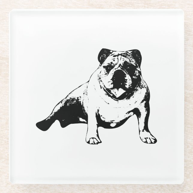 Relaxed Bulldog Coaster (Front)