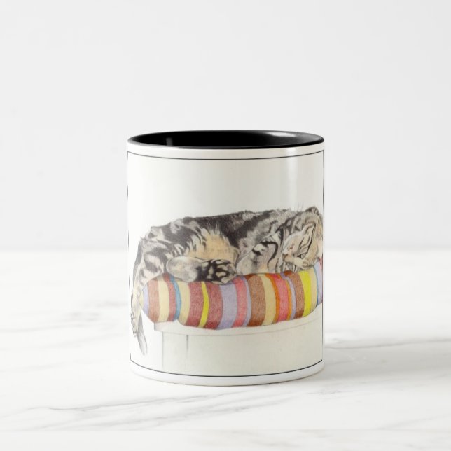 Relaxed Cat Mug (Center)