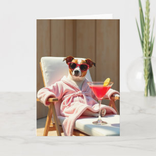 Relaxed Dog Birthday Card