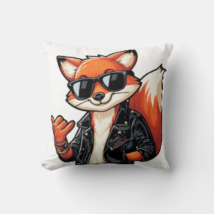 Relaxed fox cushion