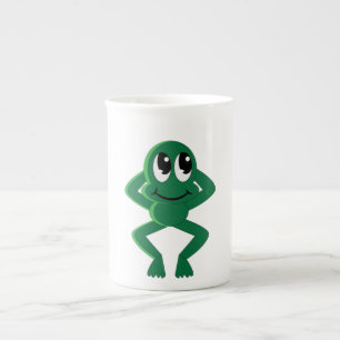 RELAXED FROG BONE CHINA MUG