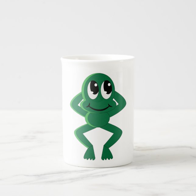 RELAXED FROG BONE CHINA MUG (Front)