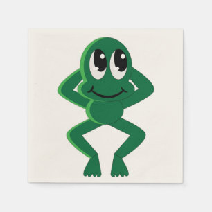 RELAXED FROG NAPKIN