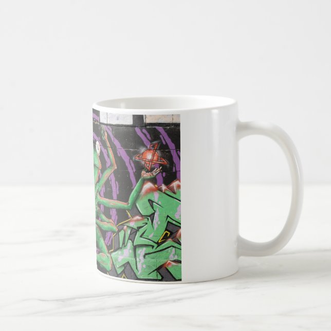 Relaxed Frog With Eight Arms Coffee Mug (Right)
