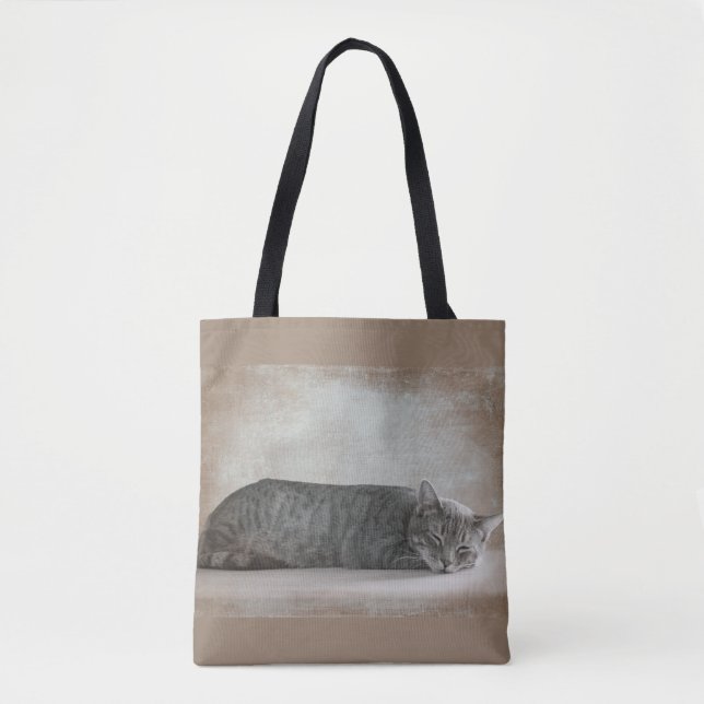 Relaxed Kitty Tote Bag (Front)