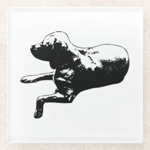 Relaxed Labrador Ink Coaster