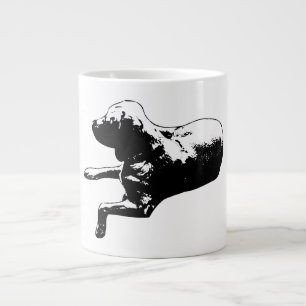 Relaxed Labrador Ink Portrait Mug