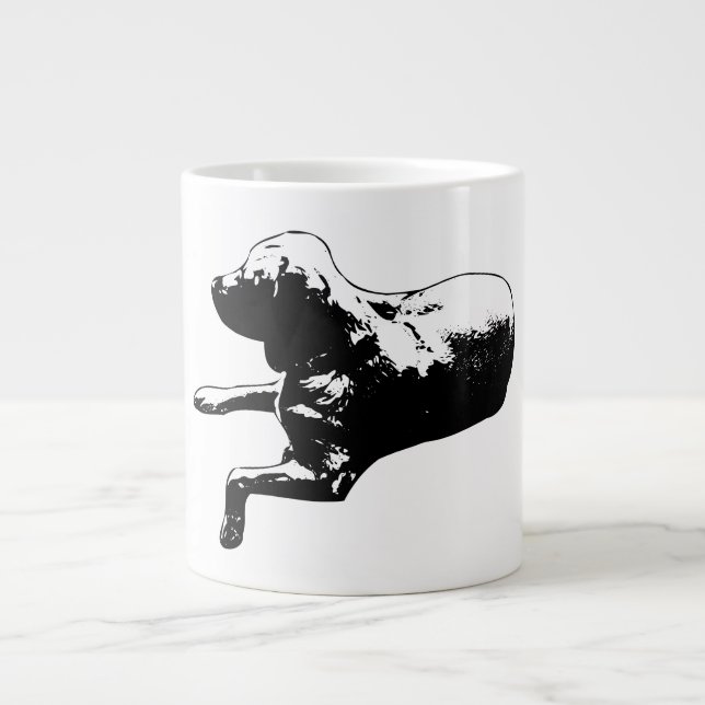  Relaxed Labrador Ink Portrait Mug (Front)