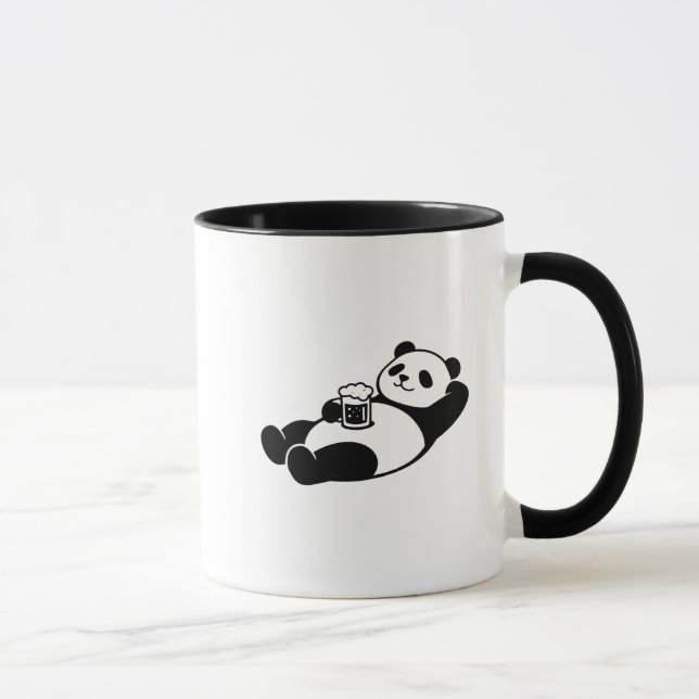 Relaxed Panda Mug (Right)