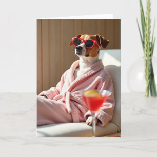 Relaxed Pup Birthday Card
