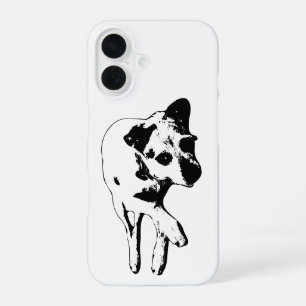 Relaxed Terrier Mix Lying Pose iPhone Case