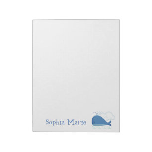 Relaxed Whale Notepad