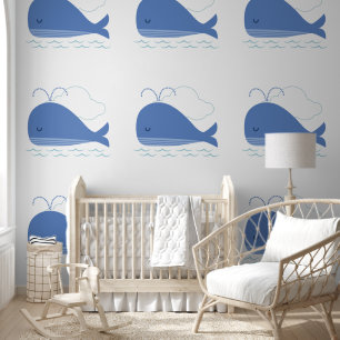 Relaxed Whale Wallpaper