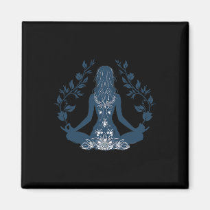 Relaxed Yoga Pose Magnet