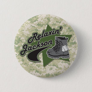 Relaxin' Jackson 6 Cm Round Badge