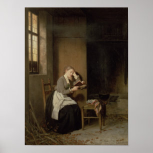 Relaxing after the day's work poster