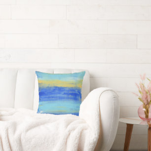 Relaxing Beach Aqua Turquiose Nautical Cushion