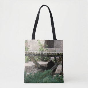 Relaxing Bear Tote Bag