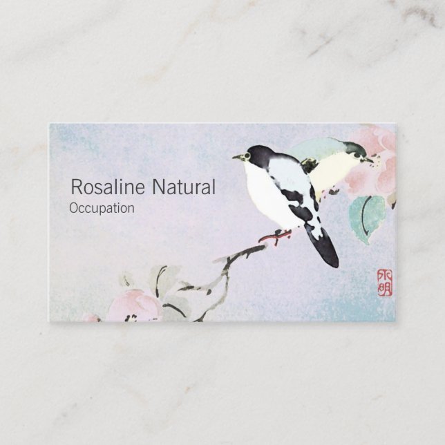 Relaxing Birds - Business Cards (Front)