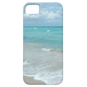 Relaxing Blue Beach Ocean Landscape Nature Scene Barely There iPhone 5 Case