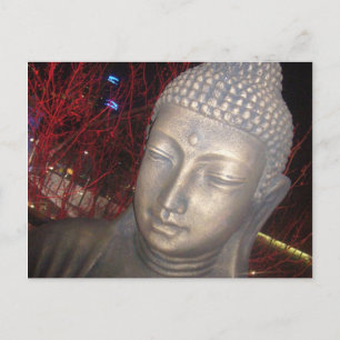 relaxing buddha postcard