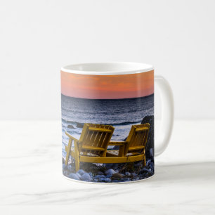 Relaxing by the Ocean Coffee Mug